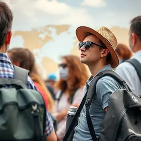 epidemia de viajantes sem noção