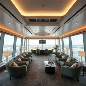 duplicação da sala VIP do aeroporto