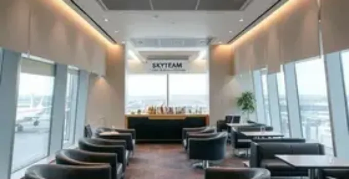 SkyTeam sala VIP Frankfurt