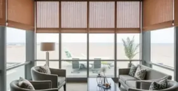 sala VIP no Aeroporto de Fernando de Noronha