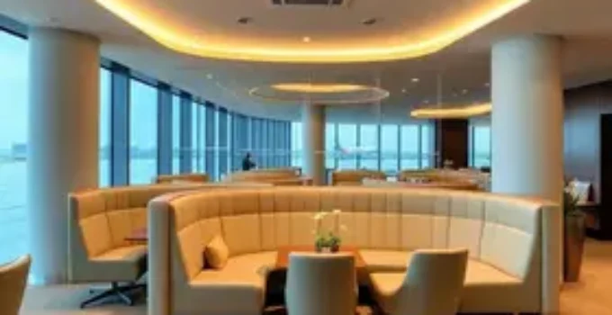 nova sala VIP internacional no Aeroporto de Porto Alegre