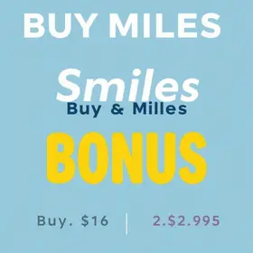 bônus na compra de milhas