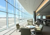 Sala VIP no Aeroporto Internacional de Strigino
