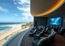 complexo de cinemas no Litoral Norte da Bahia