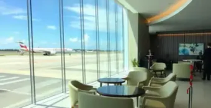 nova sala VIP do Aeroporto de Florianópolis
